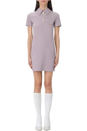 Palm Angels Short Dresses, female, , Size: L Violet Polo Dress for Women