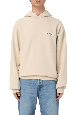 Jacquemus Hoodies, male, , Size: L Black Label Sweatshirt Stylish Comfortable