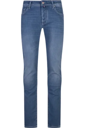 Jacob Cohen Slim-fit Jeans, male, , Size: W34 Trousers with Cotton Blend