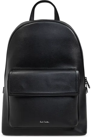 Paul Smith Backpacks, male, , Size: ONE SIZE Leather Backpack with Logo