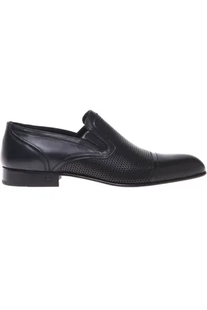 BALDININI Loafers, male, , Size: 10 US perforated leather slipper