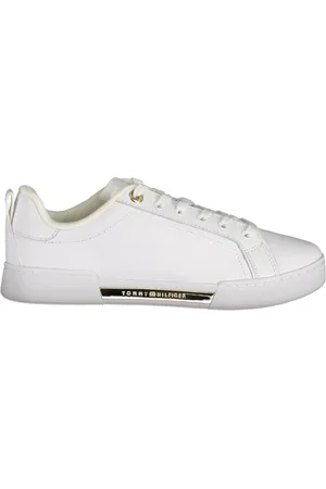 Tommy Hilfiger Sneakers, female, , Size: 11 US Sporty Lace-Up Sneakers with Contrast Details