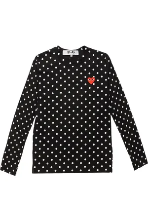 Comme des Garçons Long Sleeve Tops, male, , Size: S Polka Dot T-Shirt