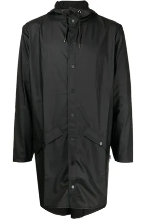 Rains Rain Jackets, male, , Size: S Hooded Zip-Up Jacket