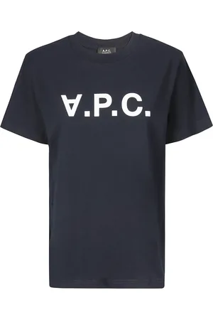 A.P.C. T-Shirts, female, , Size: XL Logo T-Shirt Cotton Regular Fit