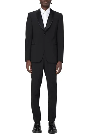 Emporio Armani Single Breasted Suits, male, , Size: L Tuxedo Suit Classic Style