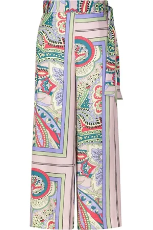 Liu Jo Wide Trousers, female, , Size: S Colorful Spring Pants