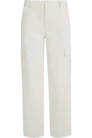 Guess Straight Trousers, female, , Size: W28 High-waisted cargo chino pants