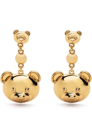 Moschino Earrings, female, , Size: ONE SIZE Gold Glam Earrings