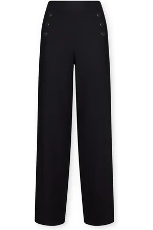 Elena Miro Wide Trousers, female, , Size: XL Marinière Trousers
