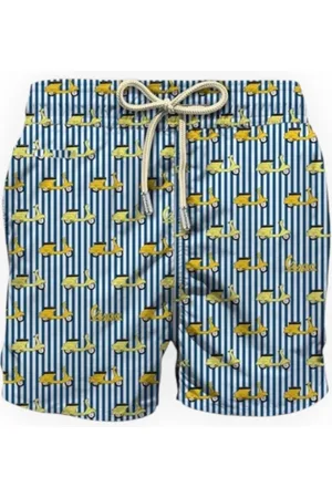 MC2 SAINT BARTH Beachwear, male, , Size: L Fantasy Mini Vespa Stripes Beachwear