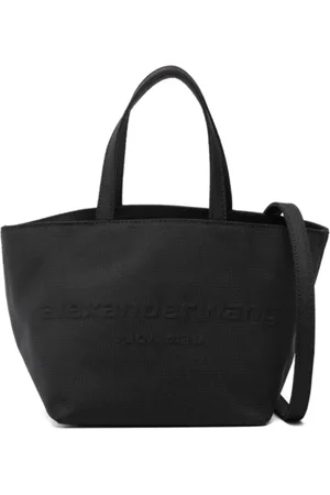 Alexander Wang Tote Bags, female, , Size: ONE SIZE Canvas Shoulder Bag with Logo