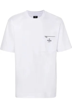 Fendi T-Shirts, male, , Size: M Roma Style T-shirt