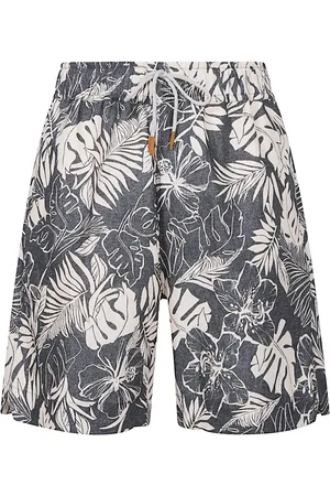 ELEVENTY Casual Shorts, male, , Size: W32 Linen Jogger Shorts