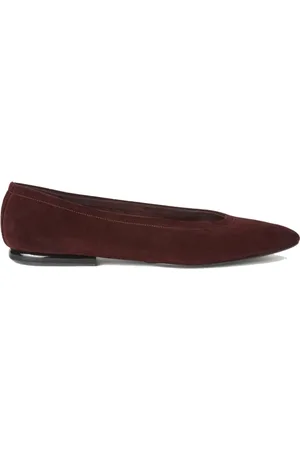 Loro Piana Ballerinas, female, , Size: 8 US Suede Ballerina Flats