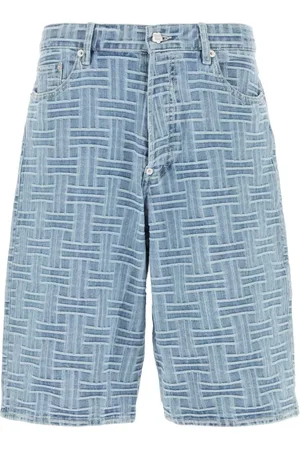Kenzo Denim Shorts, male, , Size: W30 Weave Straight Shorts