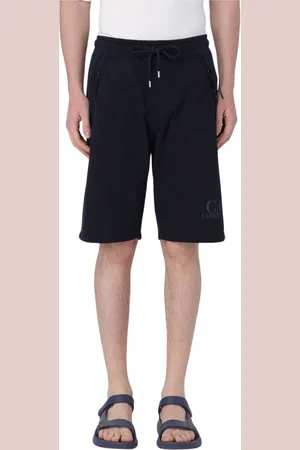 C.P. Company Casual Shorts, male, , Size: L Logo Fleece Shorts