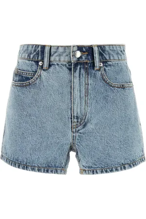 Alexander Wang Denim Shorts, female, , Size: W28 Denim Embellished Shorts