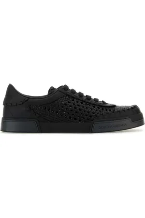 Dolce & Gabbana Sneakers, male, , Size: 10 US Leather Lace-Up Portofino Sneakers