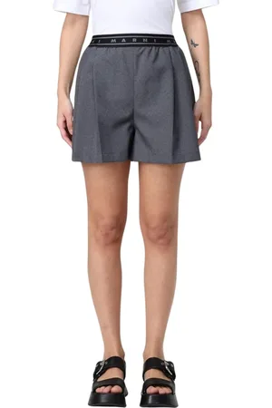 Marni Short Shorts, female, , Size: XS Grey Pleated Shorts