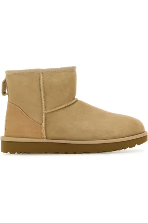 UGG Winter Boots, female, , Size: 6 US Sand Suede Classic Ultra Mini Ankle Boots