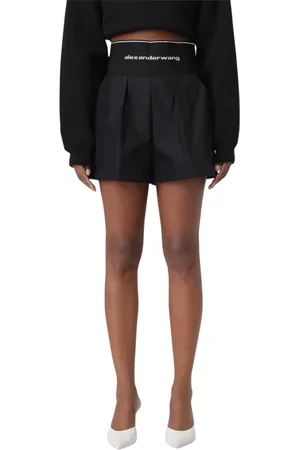 Alexander Wang Short Shorts, female, , Size: S Pleated High-Waisted Shorts
