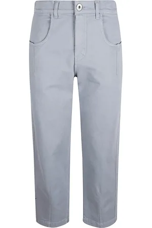 ELEVENTY Straight Trousers, female, , Size: 2XS Cotton Elastane Trousers Made in Italy
