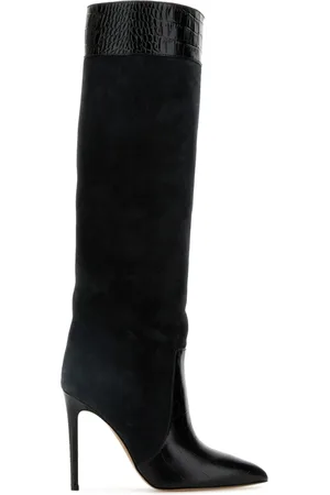 PARIS TEXAS High Boots, female, , Size: 6 US Embossed Point-Toe Stiletto Boots