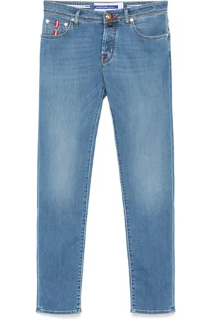 Jacob Cohen Slim-fit Jeans, male, , Size: W31 Light Button-Front Jeans