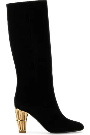 Salvatore Ferragamo Heeled Boots, female, , Size: 7 US Doria 85 Ankle Boots
