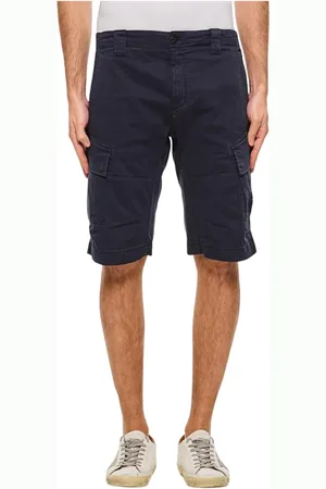 C.P. Company Casual Shorts, male, , Size: XL Khaki MultiPocket Cargo Shorts