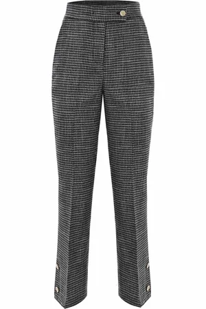 Kocca Cropped Trousers, female, , Size: S Patterned Trousers with Slits