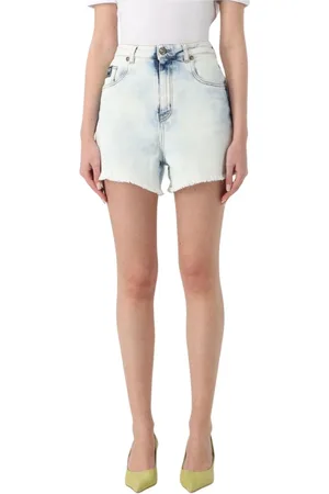 VERSACE Denim Shorts, female, , Size: W26 Stylish Tailored Pants