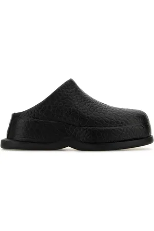 Alexander McQueen Mules, female, , Size: 7 US Wave Leather Platform Slippers
