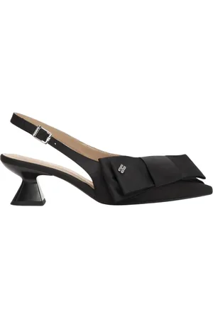 Ganni Pumps, female, , Size: 7 US Big Bow Kitten Heel Pumps