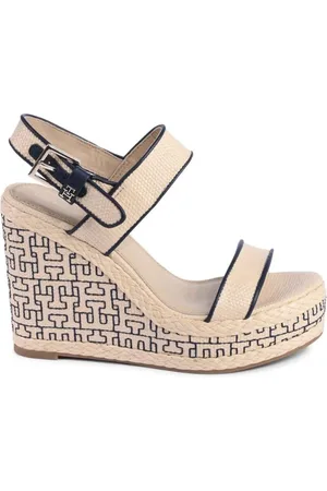 Tommy Hilfiger Wedges, female, , Size: 8 US Wedge Espadrille Sandals