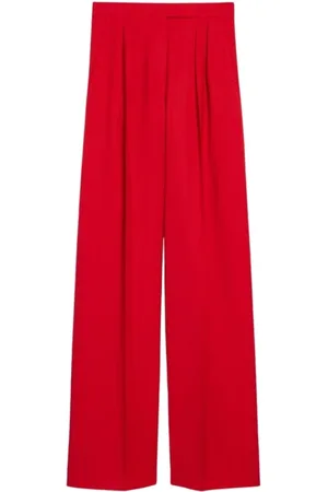 Max Mara Wide Trousers, female, , Size: XS Wool Wide Leg Pants