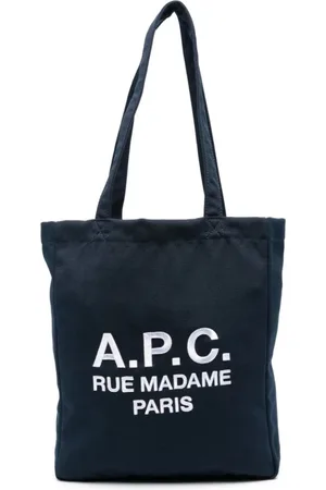 A.P.C. Tote Bags, male, , Size: ONE SIZE Dark Navy Shoulder Bag