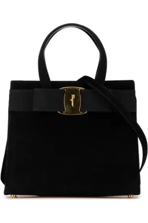 Salvatore Ferragamo Pre-owned Handbags, female, , Size: ONE SIZE Pre-owned Suede handbags