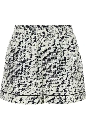 Tory Burch Short Shorts, female, , Size: M Printed Silk Shorts