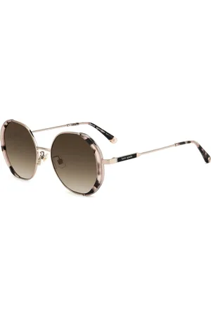 Kate Spade Sunglasses, female, , Size: 52 MM Rose Gold Sunglasses Aeris/F/S