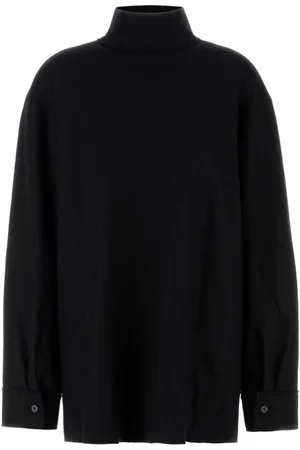 Jil Sander Turtlenecks, female, , Size: S Wool Blend Turtleneck Blouse