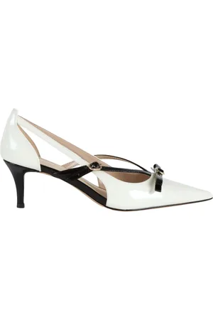 Twin-Set Pumps, female, , Size: 7 US Varnished Décolleté with Bow Detail