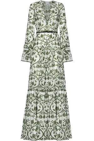 Giambattista Valli Maxi Dresses, female, , Size: XS Fresco Print Flared Dress