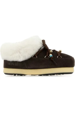 Moon Boot Slippers, female, , Size: 11 US Suede Slip Ons