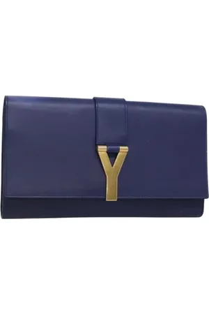 Saint Laurent Pre-owned Wallets, female, , Size: ONE SIZE Pre-owned Leather clutches