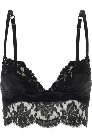 Dolce & Gabbana Sleeveless Tops, female, , Size: S Stretch Satin Bra