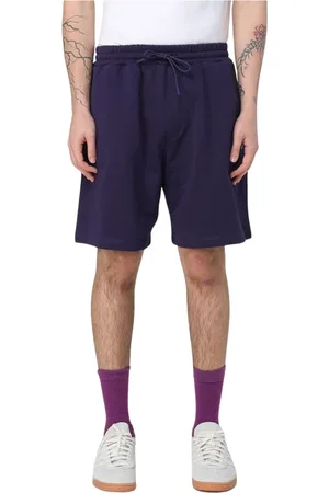 Msgm Casual Shorts, male, , Size: M Black Drawstring Shorts