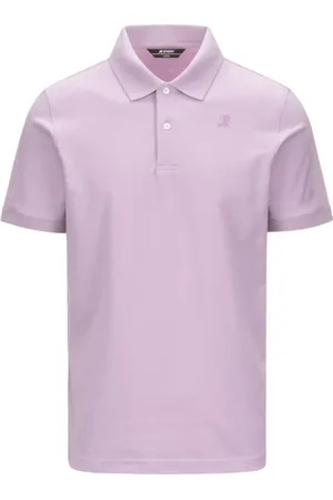 K-Way Polo Shirts, male, , Size: S Short Sleeve Polo Shirt Violet