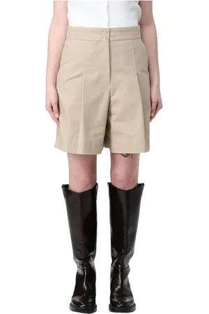 A.P.C. Casual Shorts, female, , Size: 3XS Pleated Cotton Shorts